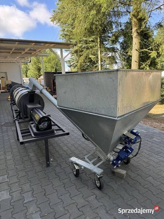 Suszarnia bebnowa do lisci ziół trocin