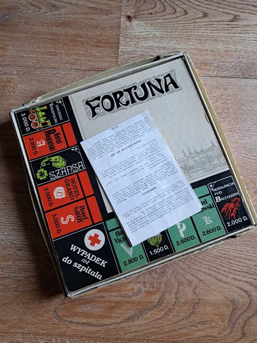 FORTUNA kultowa gra PRL-u! Kolekcjonerska gra PRL. UNIKAT! Poznań ...
