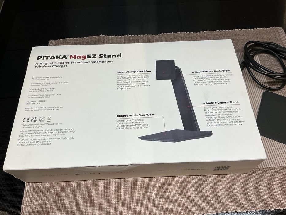 PITAKA  MagEZ Stand stjak tablet ładowarka indukcyjna