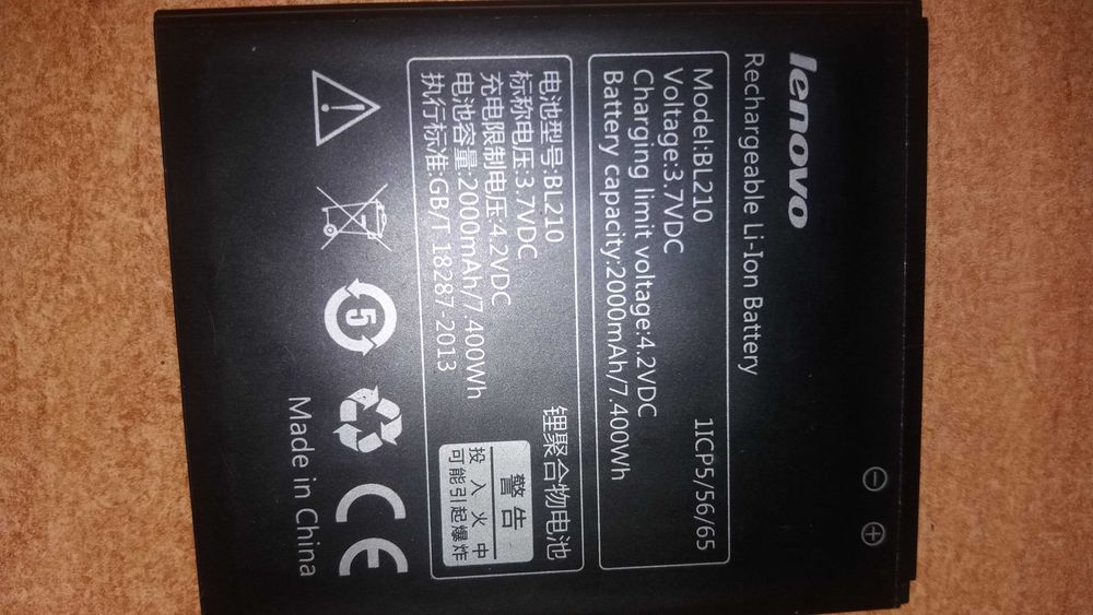 Продам АКБ Lenovo BL210  Продажа только по Краматорску