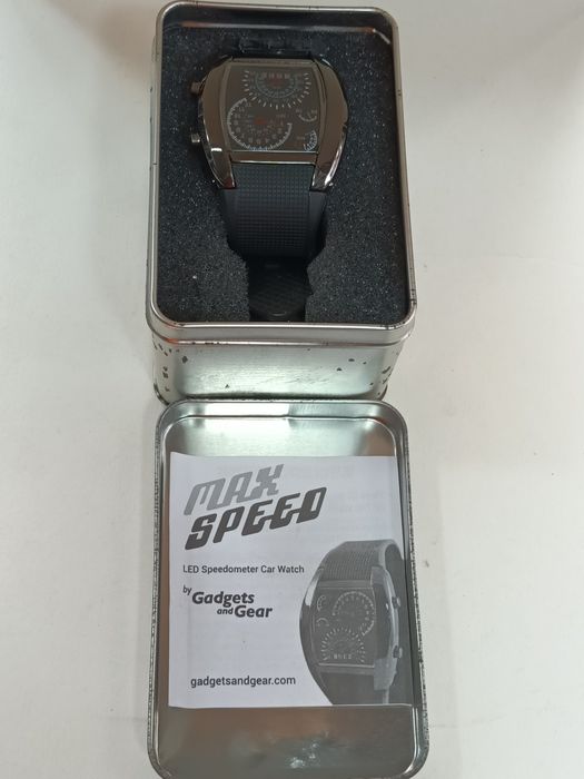 Часы спидометр Street Racer электронные наручные часы LED подсветкой