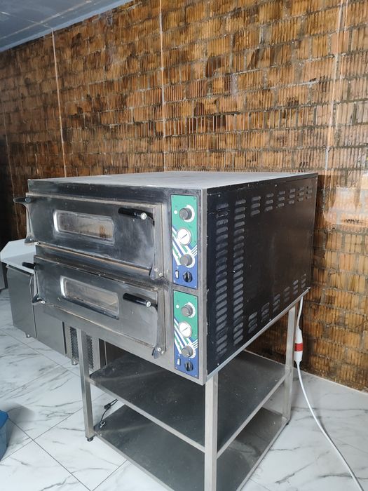 Піч для піци подвійна на 12 піц Hostek Dual 66, Італія