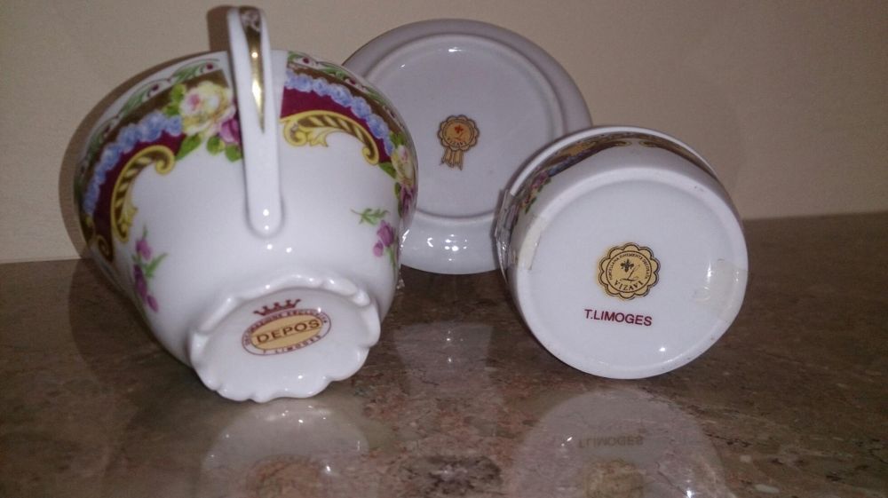 Loiça decorativa depos limoges