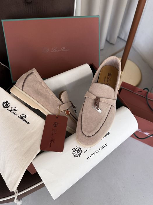 Лофери жіночі Loro Piana Beige premium