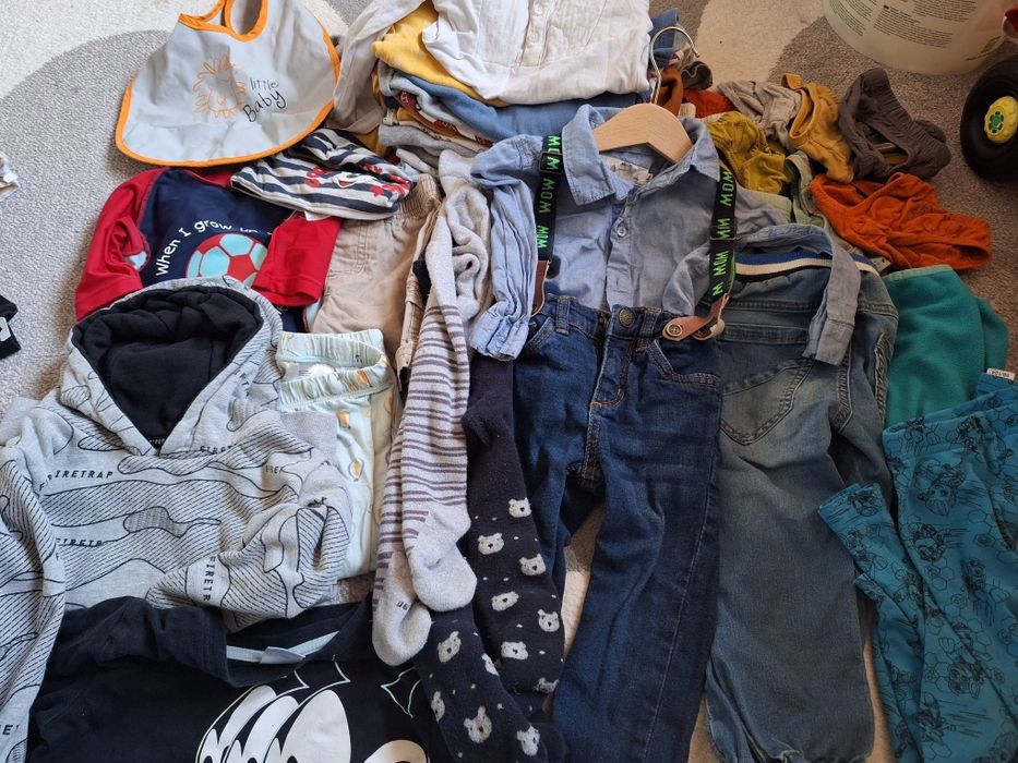 Zestaw paczka ubranek 86cm 92cm dla chłopca Cool Club Smyk H&M Primark