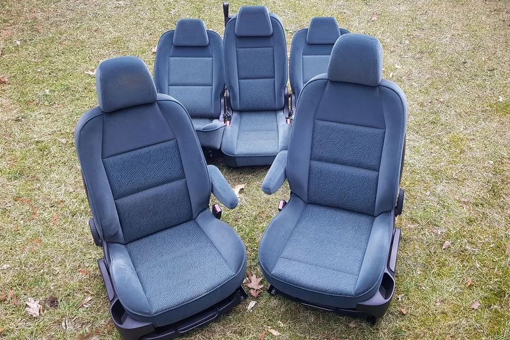 Fotel Lewy Prawy Przedni Tylny Boczki Komplet Peugeot 307 SW