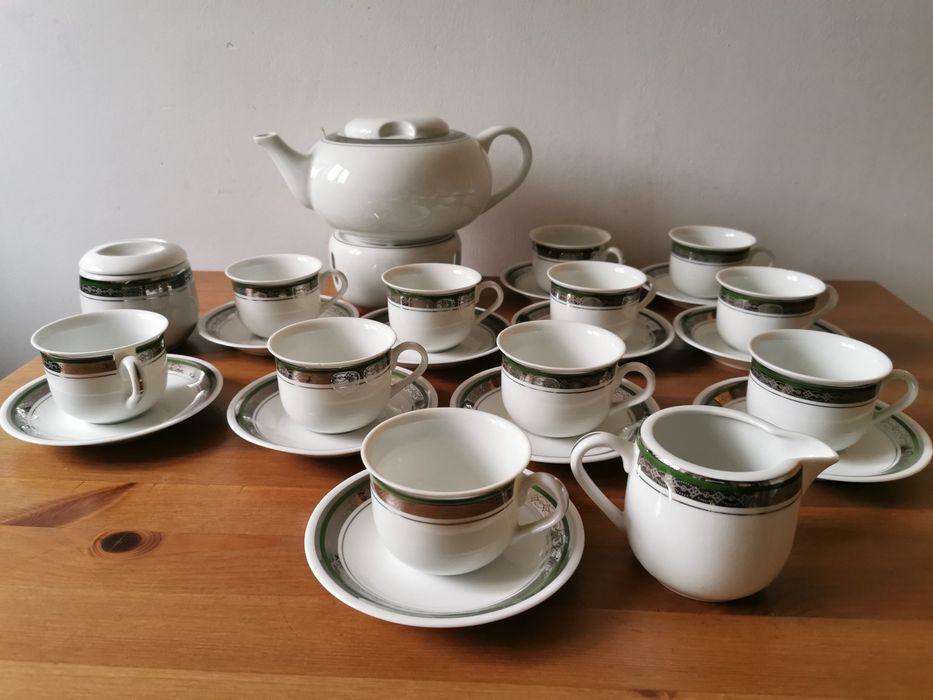 Serwis kawa herbata vintage Karolina