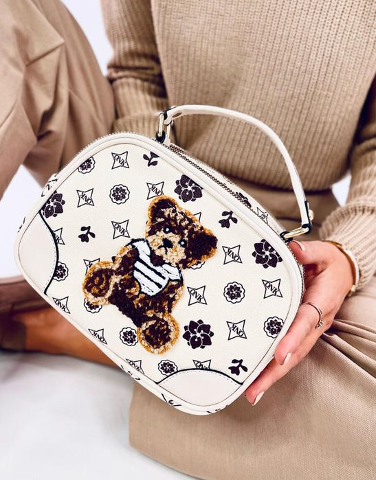 Torebka listonoszka kuferek miś teddy