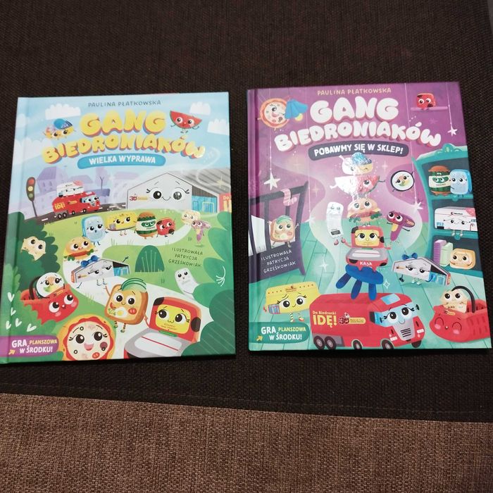 Zestaw paka książeczki książki z Biedronki NOWE