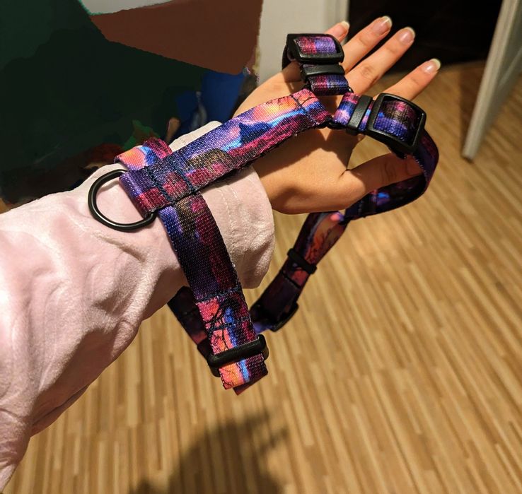 Szelki guard RÓŻNE WZORY 2 cm S