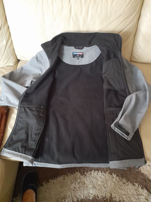 Szara kurtka typu Softshell marki PromoStars