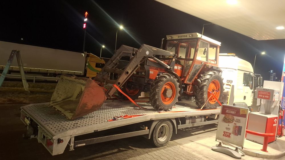 Pomoc drogowa  laweta transport maszyn