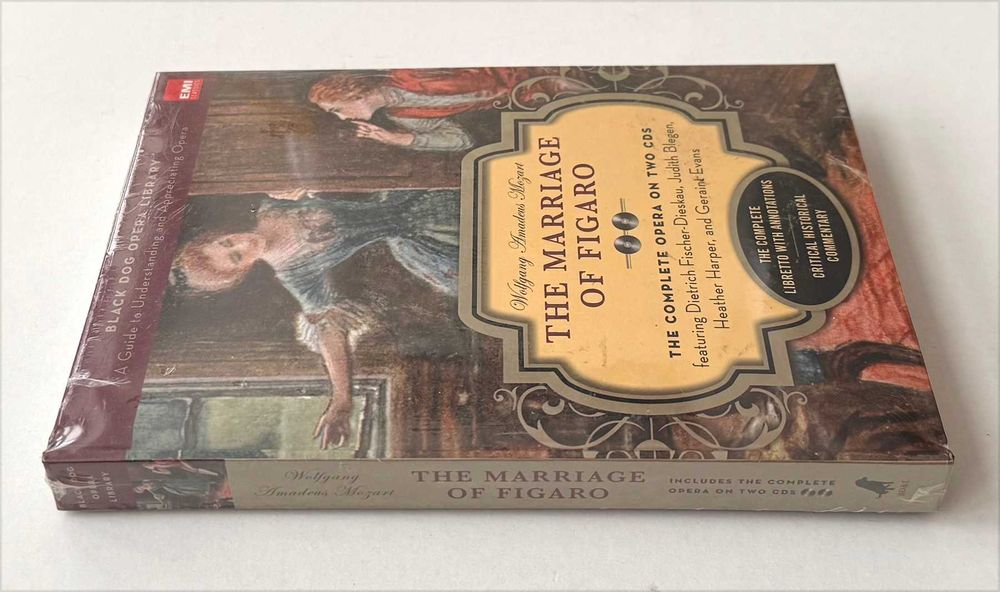 2-CD SET + Livro, The Marriage of Figaro e Carmen. Novos