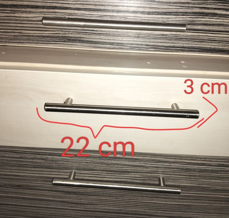 Uchwyt rączka do szafki  METAL solidny