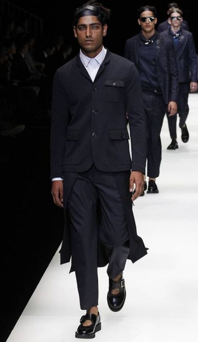 Empiro Armani szeroki pas spódnica męska