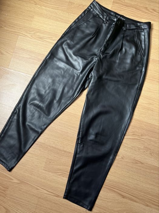 Шкіряни штани брюки S/M