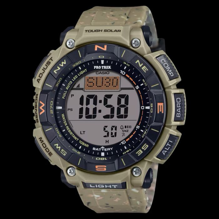 Casio Pro-Trek PRG-340SC-5E NEW ORIGINAL | Tough Solar | Triple-Sensor