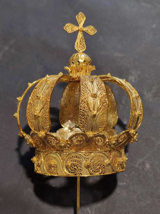 Coroa em filigrana de prata