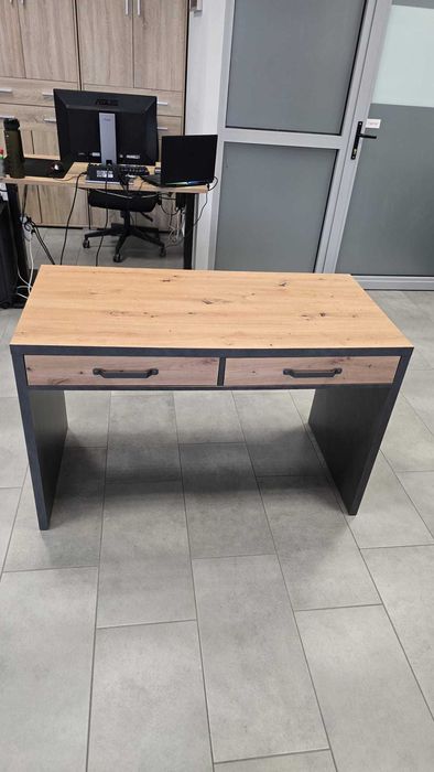 Biurko Weston 120x60cm z 2 szufladami dąb artisan