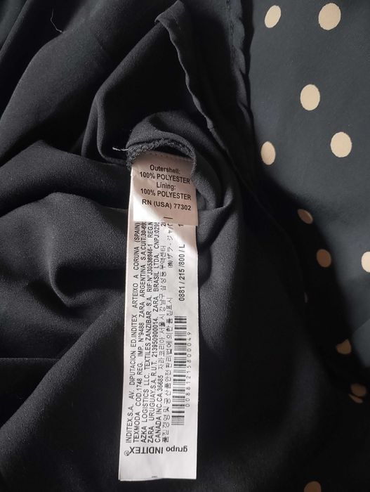 Vestido Zara padrão bolinhas