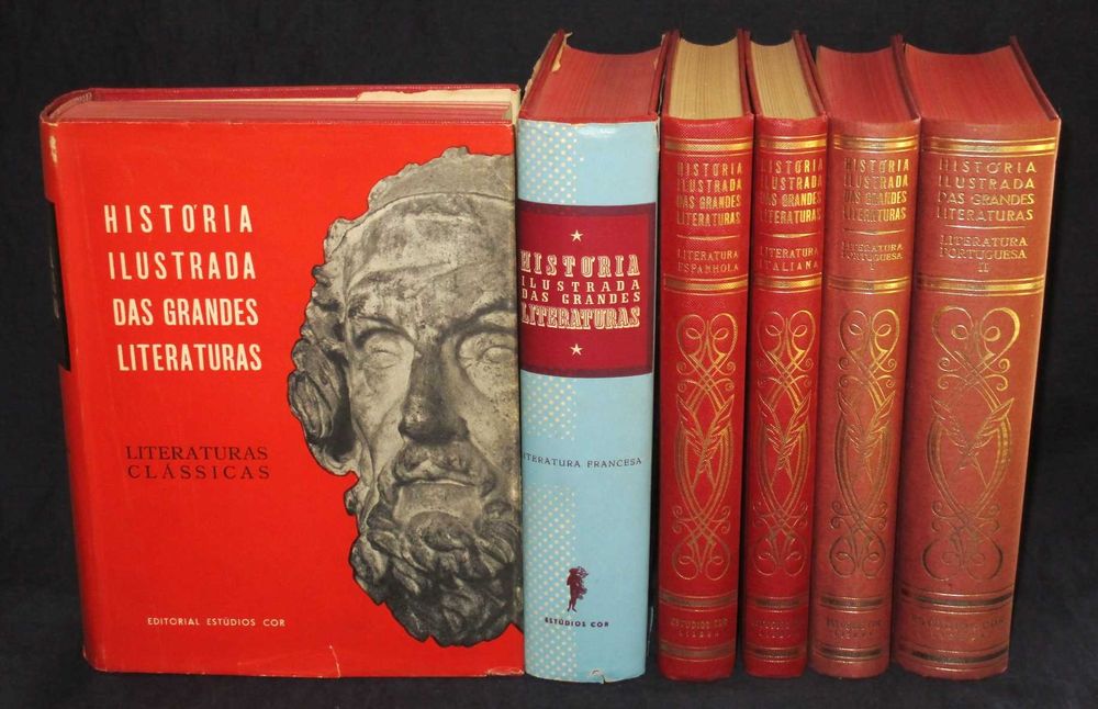 Livros História Ilustrada das Grandes Literaturas Estúdios Cor