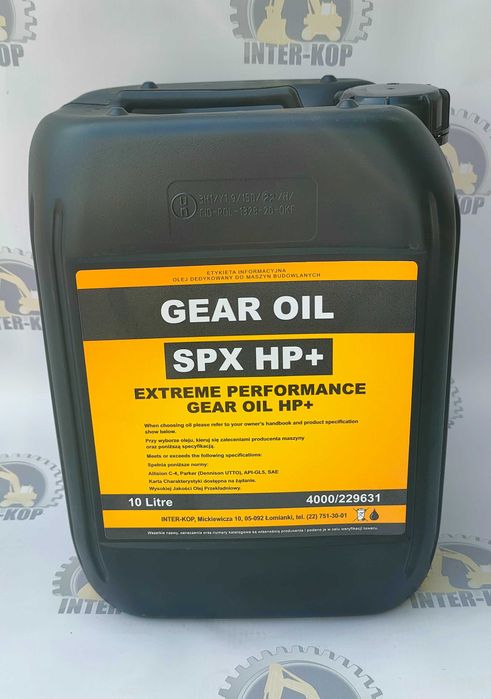 Olej Do Mostów Do JCB SPX-HP PLUS / SPX-HP+ 10L