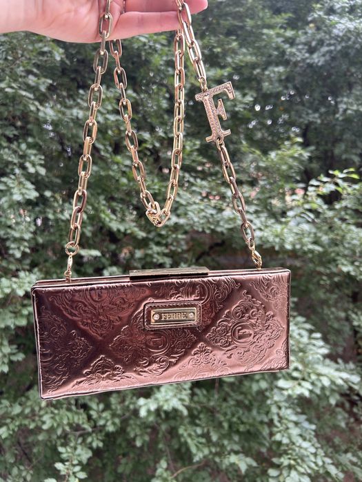 Ferre клатч, оригінал, вінтаж сумочка через плече
