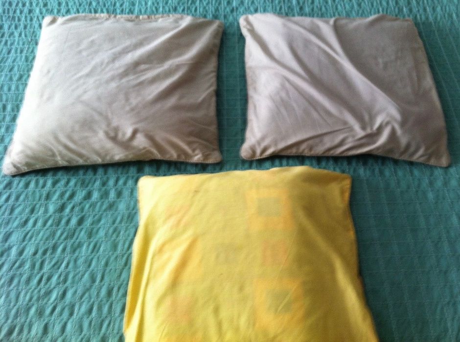 conjunto de 3 almofadas