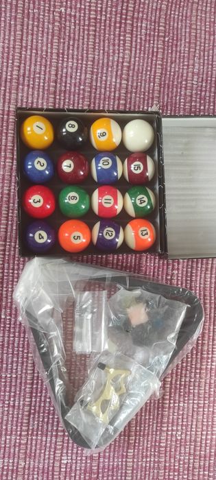 Bolas de Bilhar e acessórios