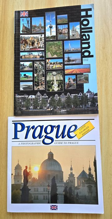 Livros sobre Holanda e Praga
