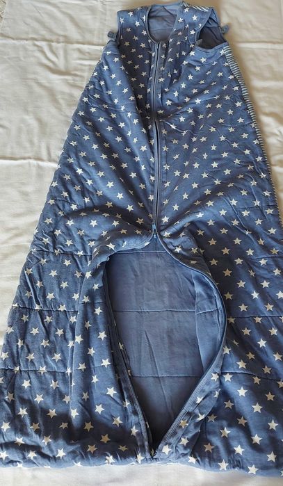 Śpiworek niemowlęcy plus 3 kocyki i Gratis! długa Flanelowa pielucha