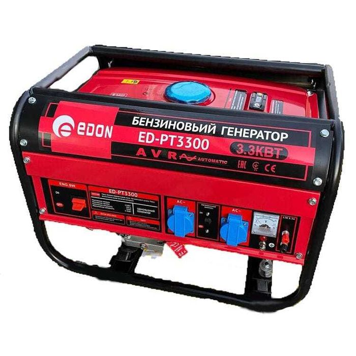 Бензиновий генератор Edon ED-PT-3300 (3.3 кВт) 100% мідна обмотка