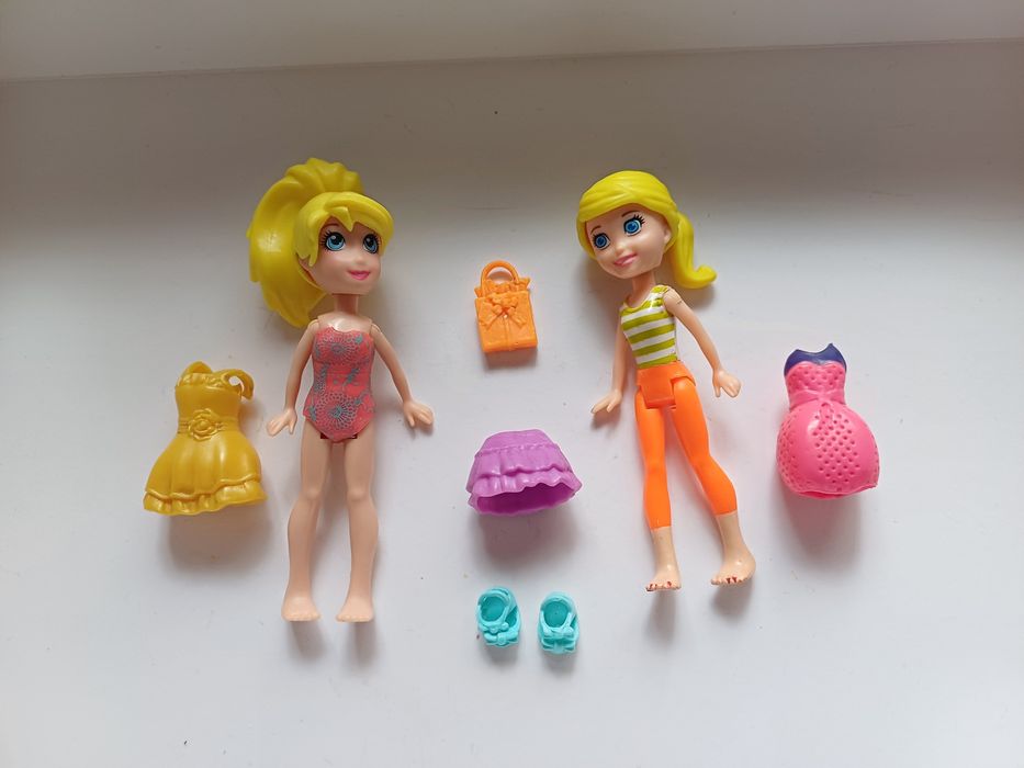 Polly pocket, bonecas e acessórios. Cada  conjunto 8€.