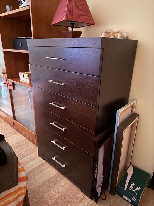 Conjunto de Mobília de Quarto de Casal