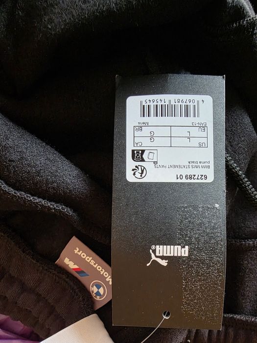 Spodnie dresowe statement Puma BMW MMS L