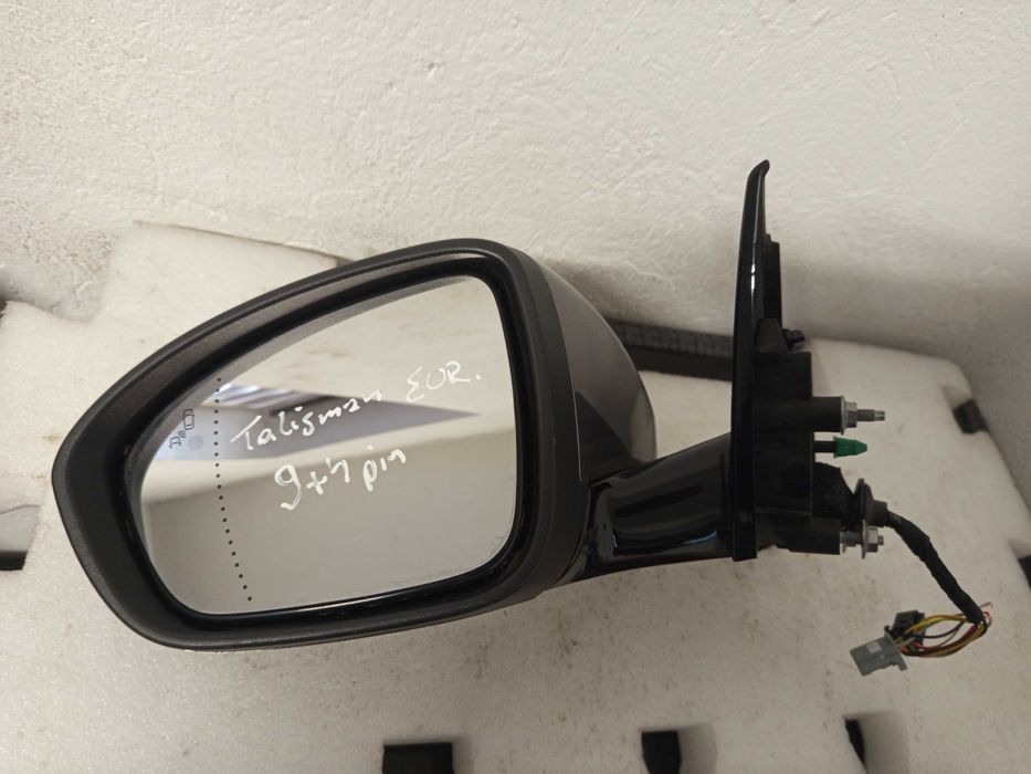 Lusterko Zewnętrzne Lewe RENAULT TALISMAN 9+4pin Europa Kompletne