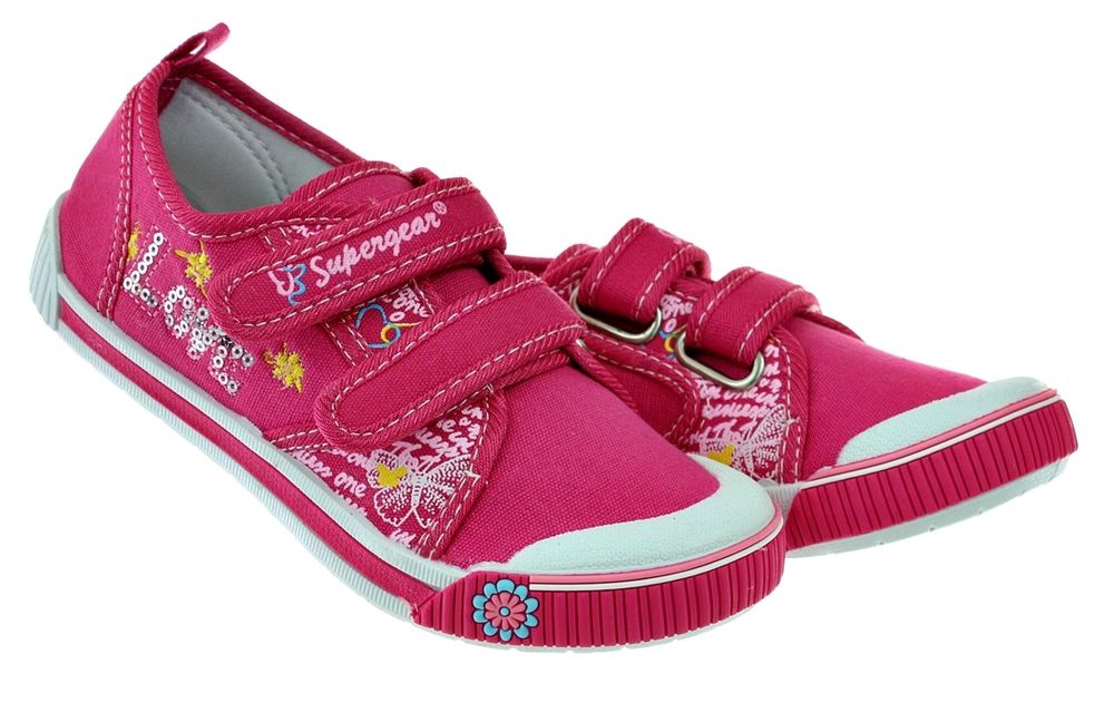 Tenisówki buty sportowe na rzep fuksja dziecięce 6254 rozm. 27