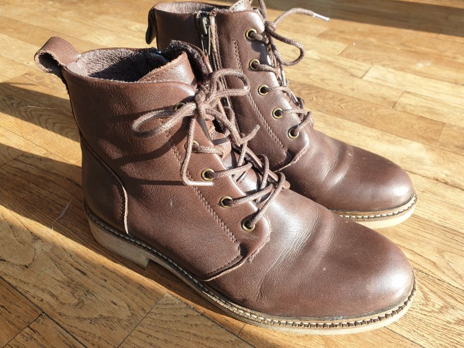 Skórzane półbuty damskie 37 sprzedam