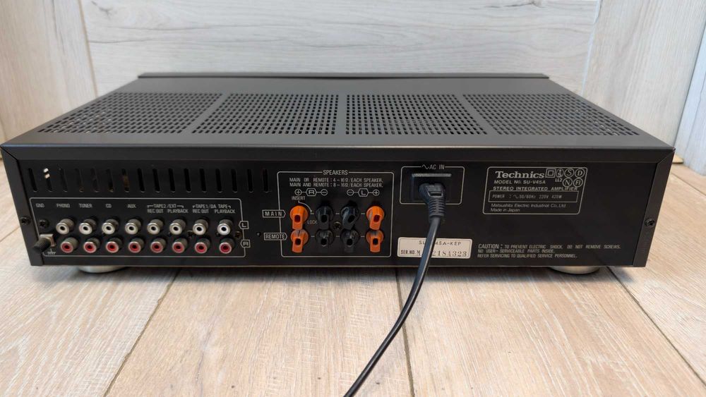 Wzmacniacz Technics SU-V45A ! Czarny ! IDEALNY STAN ! 100 % Sprawny !