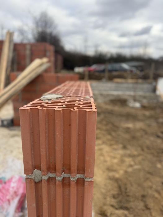 Pustak ceramiczny 25 PW porotherm bloczek beton h+h Glika  Termoton  Keram Leier