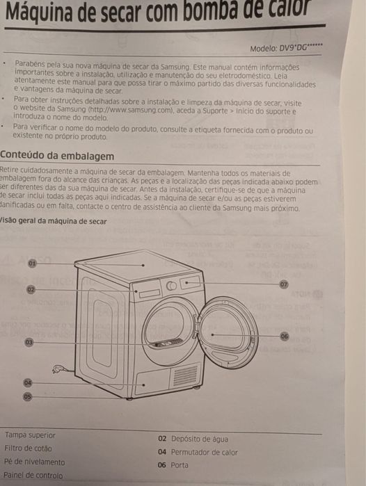 Maquina de secar Samsung