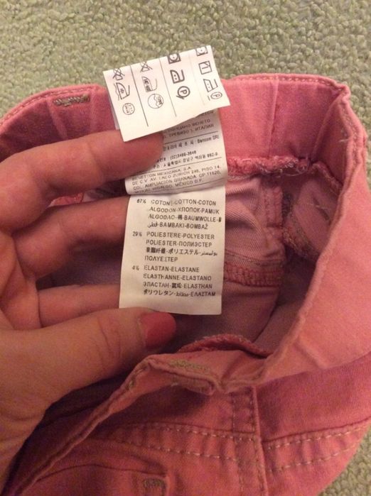 Летние шорты шортики Benetton на девочку 98-104, 3-4 года
