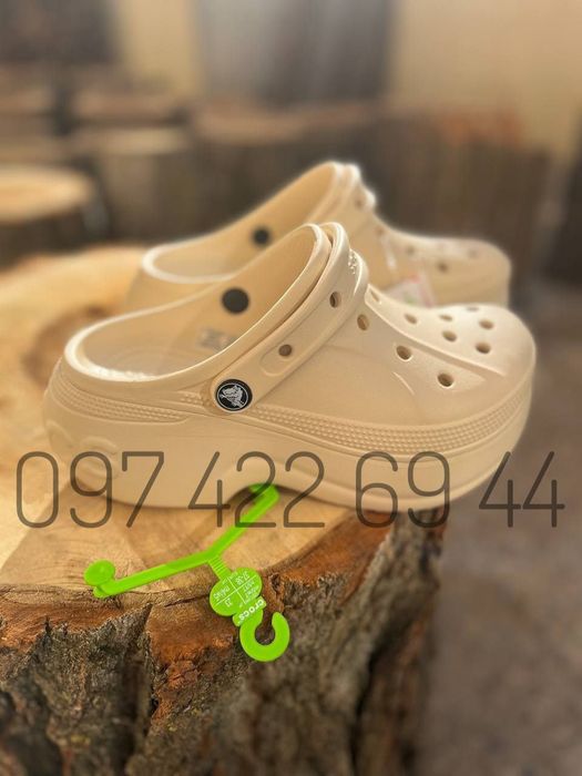 Crocs Bella Новинка сезону! Стильні жіночі сабо Crocs Bella на Платфор