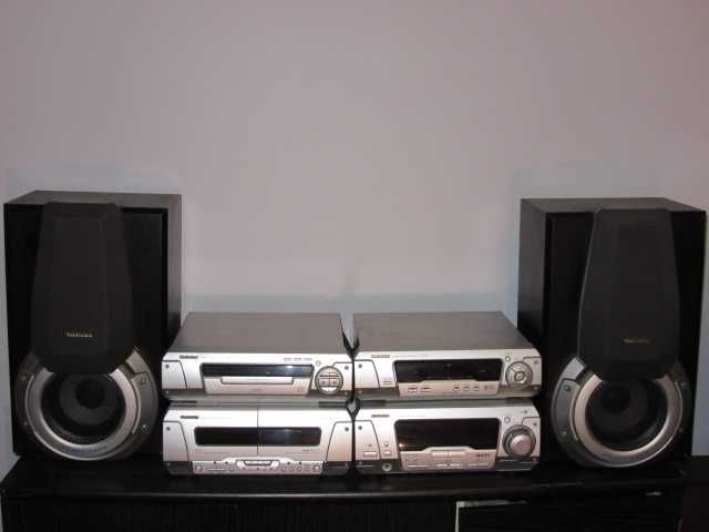 Wieża Technics SH SL SA EH-570 RS EH 760 amplituner, CD, equalizer