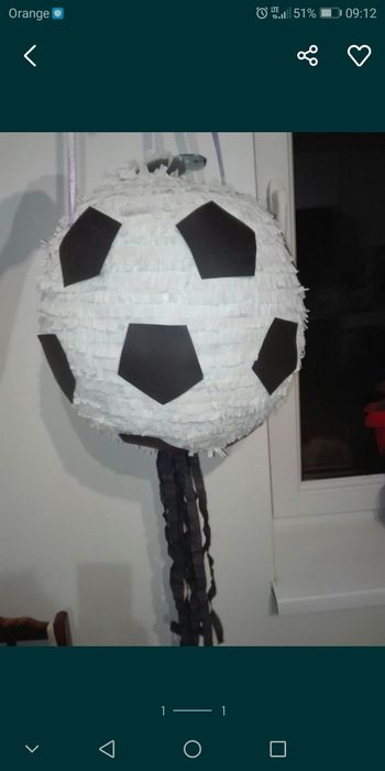 Piniata piłka urodziny