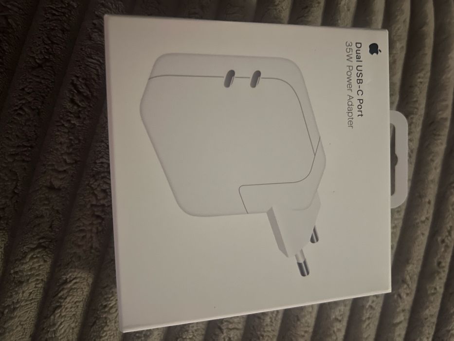 Dual USB-C Pory 35W power adapter Ładowarka apple