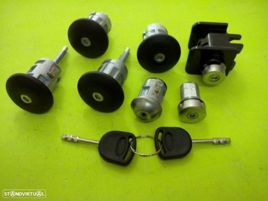 kit canhões portas e ignição capot com chave Ford Transit 2000 até