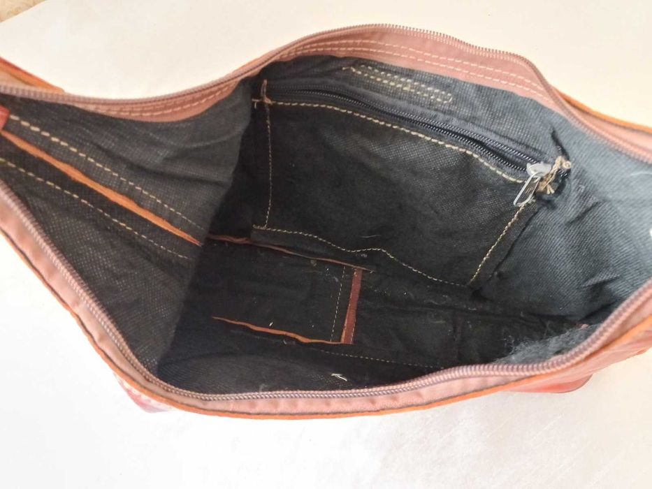 Винтажная кожаная сумка СССР.