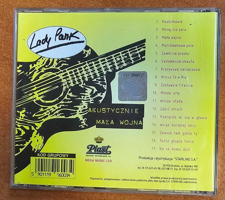 Płyta cd Lady Pank Akustycznie