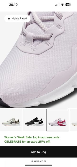 Nike Legend Essential 2 кросівки жіночі 25 см